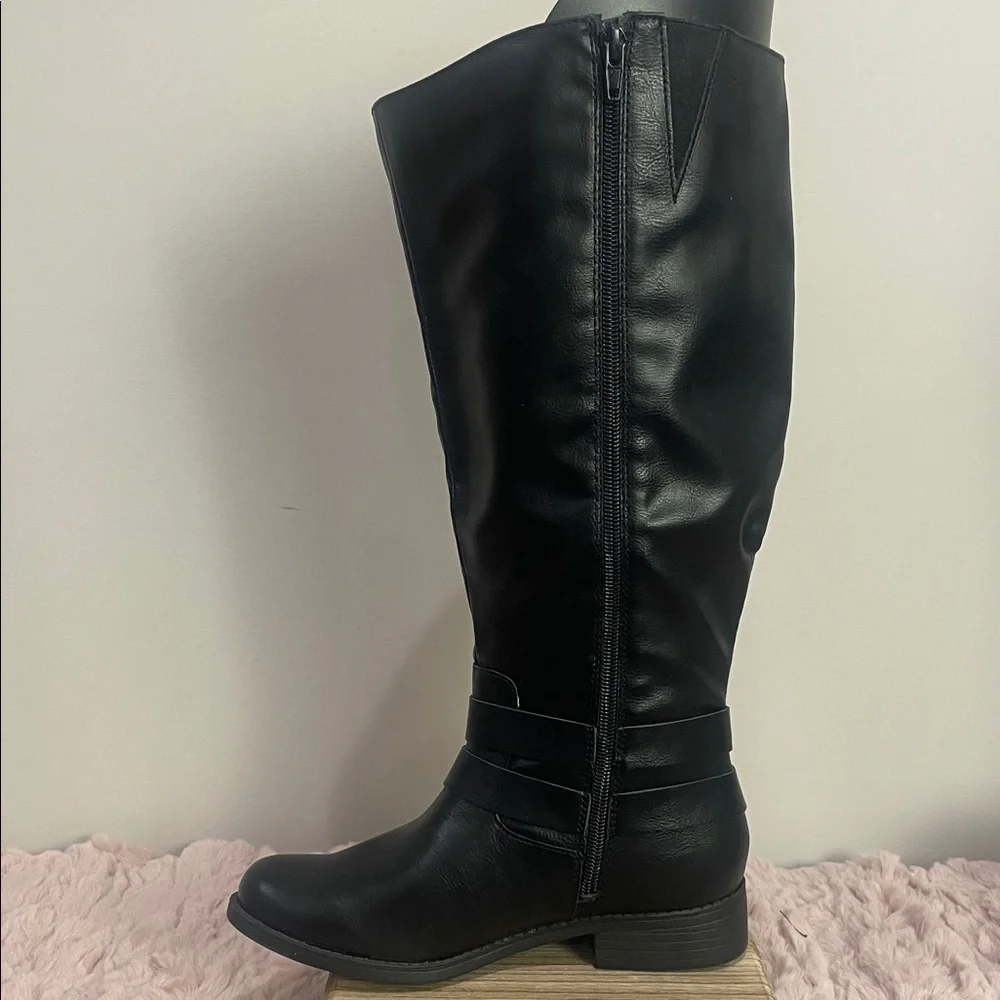 Style & Co. Black Over the Knee Boots